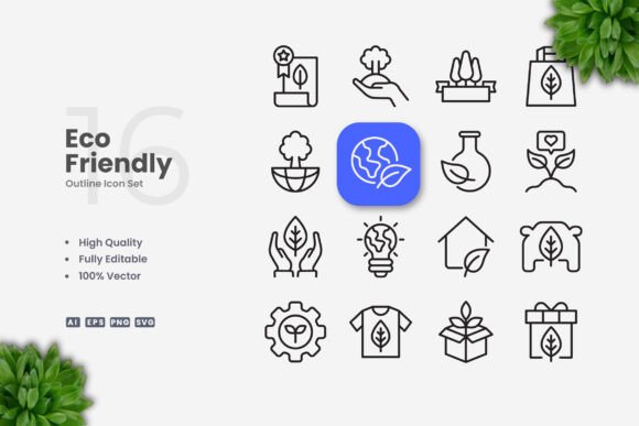 Eco Friendly Icons: Clean Graphics for Modern Branding