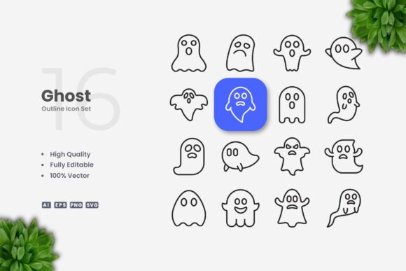 Ghost Icons: Clean Graphics for Modern Brand Identity