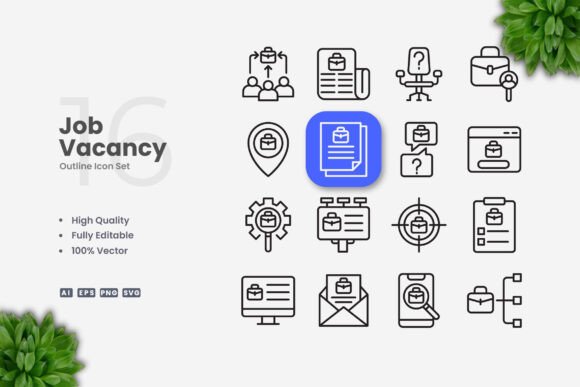 Job Vacancy Graphics: A Seller's Review of Clean Icons
